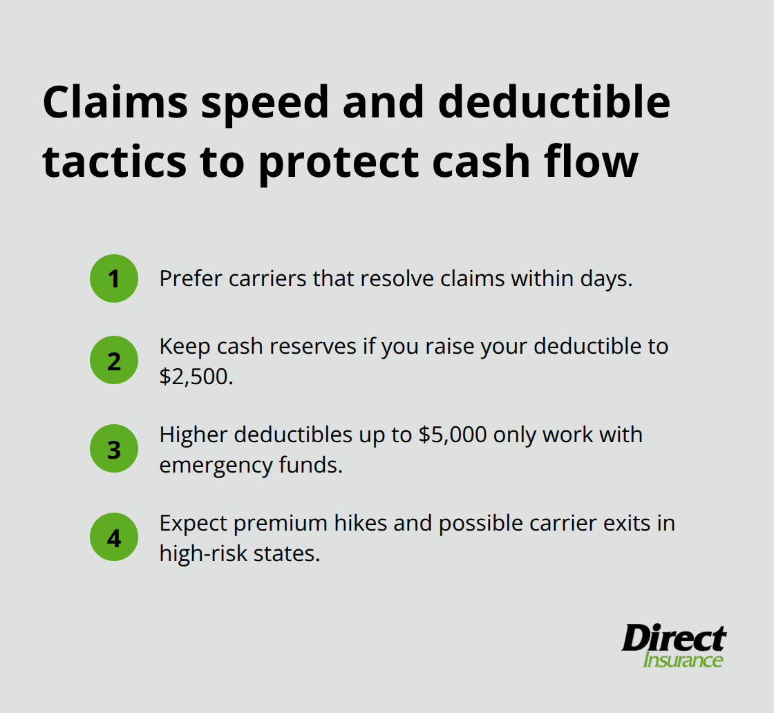 Compact list of claim and deductible tips for U.S. landlords - Landlord insurance for rentals