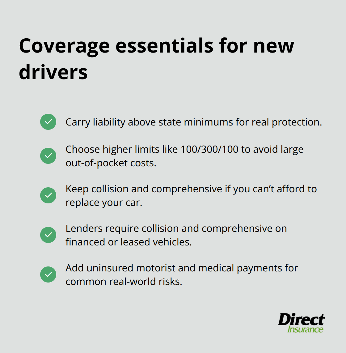 Key coverage choices new U.S. new drivers should prioritize - best auto insurance for new drivers